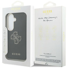 Заредете изображение във визуализатора на галерията – GUESS case for SAMSUNG S26 GUHCS26S5PS4RGGK (Grained Big 4G Metal Logo) black
