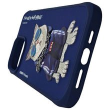 Заредете изображение във визуализатора на галерията – NIMMY case GLASSES COOL CAT for IPHONE 15 Pro blue
