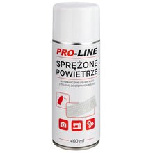 Заредете изображение във визуализатора на галерията – Compressed air for cleaning the electronics of sewing machines PRO-LINE spray 400ml
