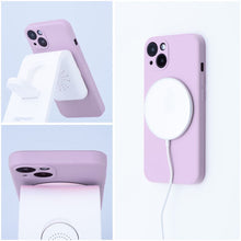 Заредете изображение във визуализатора на галерията – SILICONE MAG COVER case compatible with MagSafe for IPHONE 17 Pro pink
