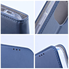 Заредете изображение във визуализатора на галерията – Flip case for Xiaomi Redmi NOTE 17 PRO MAX 5G Smart Magneto navy blue
