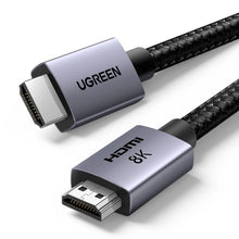 Заредете изображение във визуализатора на галерията – Ugreen HD171 35376 cable with HDMI 2.1 8K connectors certified 5 m - gray
