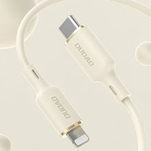 Заредете изображение във визуализатора на галерията – Dudao L7SF 2in1 cable USB-C - USB-C / Lightning 100W 1.2m - beige
