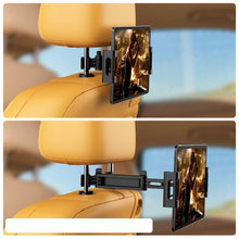 Заредете изображение във визуализатора на галерията – Tech-Protect V1 telescopic car headrest phone holder - black
