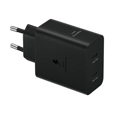 Оригинален гръб SAMSUNG  charger Type C + cable Type C to Type C PD 3A 50W EP-T5020XBEGEU черен blister