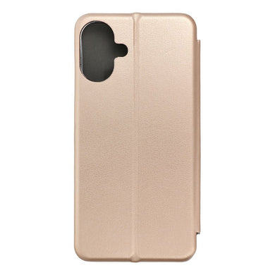 Калъф тип книга ELEGANCE за IPHONE 16 Plus златист