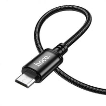 Заредете изображение във визуализатора на галерията – HOCO кабел USB A към Micro USB 2,4A X88 1 м черен
