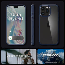 Заредете изображение във визуализатора на галерията – SPIGEN ULTRA HYBRID калъф за  IPHONE 16 Pro тъмно син син
