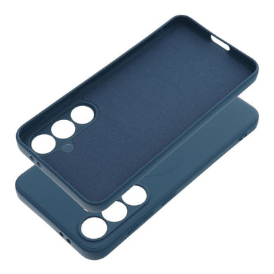 Гръб SILICONE MAG COVER съвместим с MagSafe за SAMSUNG S24 FE син