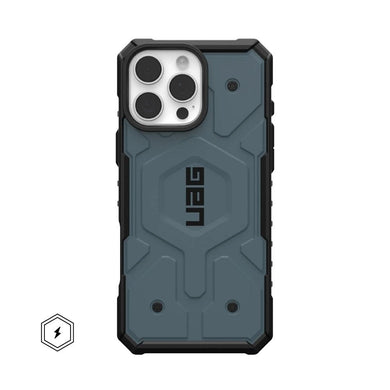 Оригинален гръб ( UAG ) Urban Armor Gear Pathfinder compatible with MagSafe for IPHONE 16 Pro Max cloud син