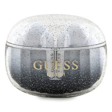 GUESS безжични слушалки bluetooth TWS + докинг станция GUTWSHDGKEEK (Glitter gradient) черно