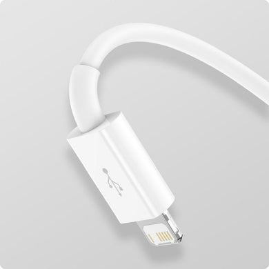 BASEUS кабел 3в1 USB A към Micro USB / Lightning / Type C 3,5A CAMLTYS-02 1,5 м бял