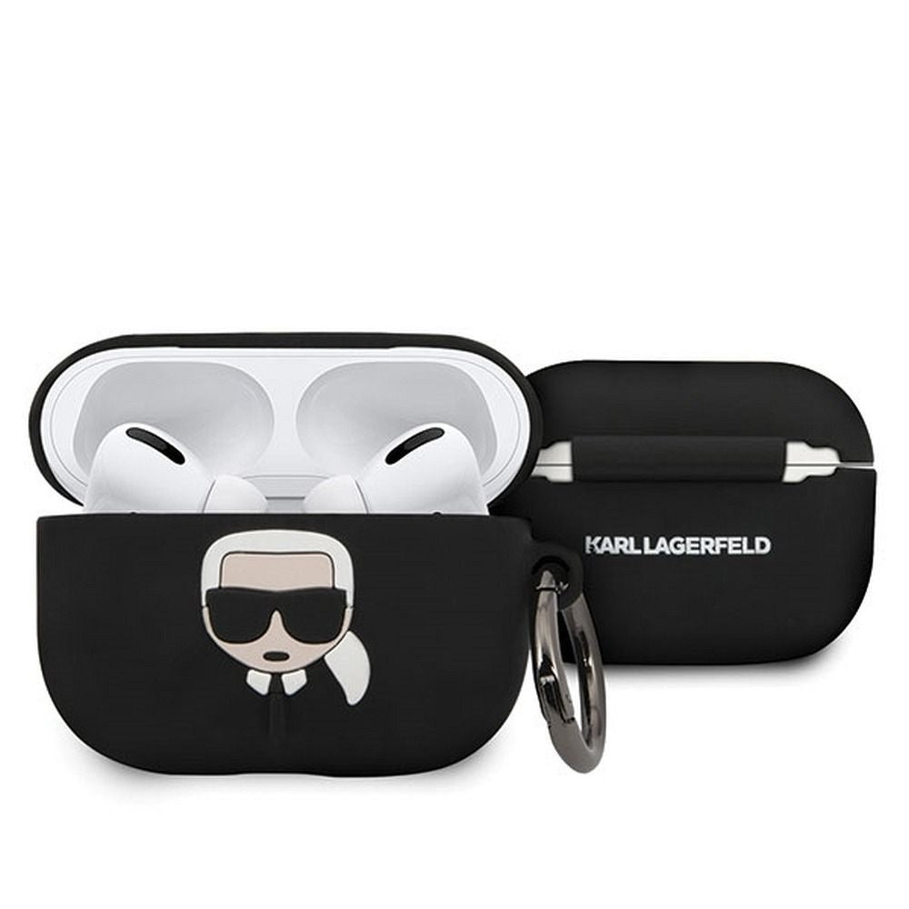 Оригинален калъф KARL LAGERFELD за APPLE Airpods Pro KLACAPSILGLBK черен