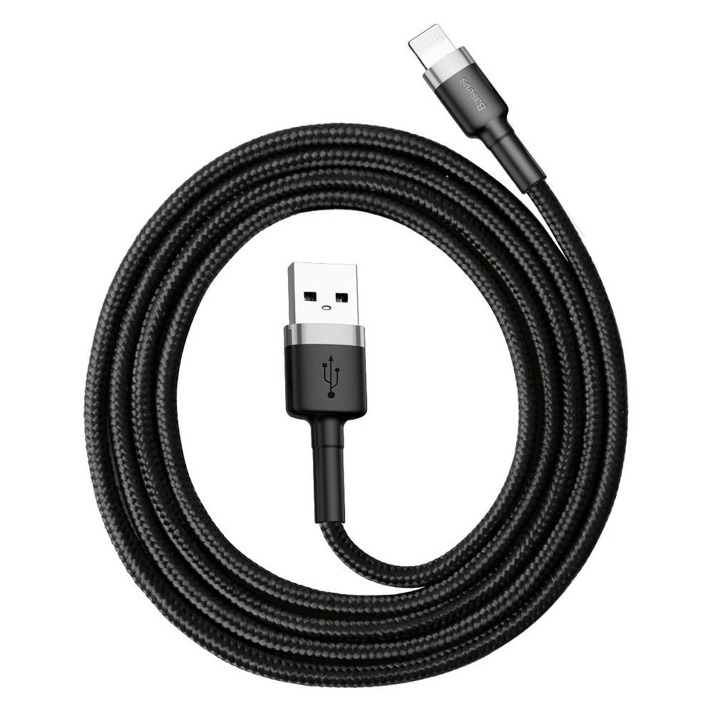 BASEUS кабел USB A към Lightning 2,4A Cafule CALKLF-G91 1 м червен черен