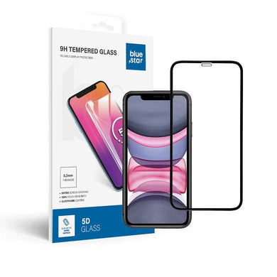 Стъклен протектор Blue Star за - APP IPHONE Xr/11 5D Full Cover черен