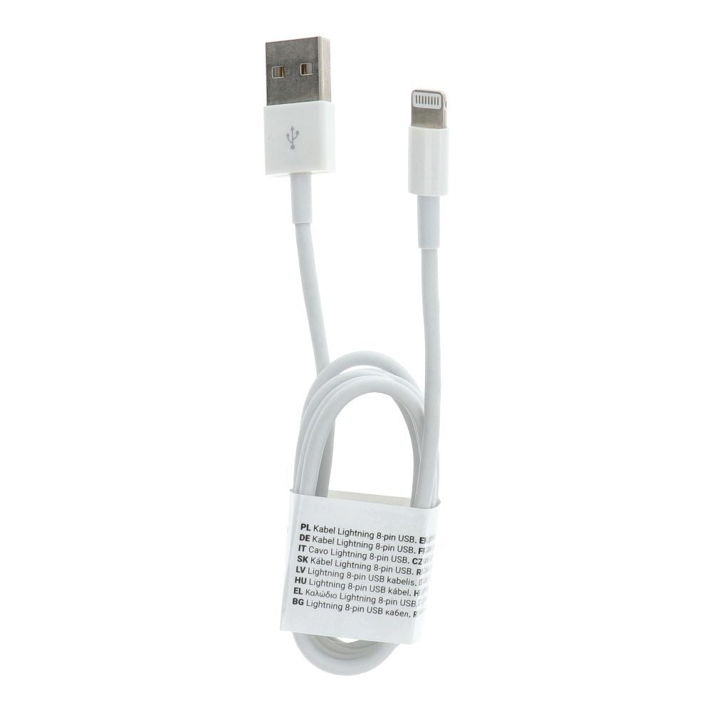 Кабел USB A към Lightning C601 1 м бял