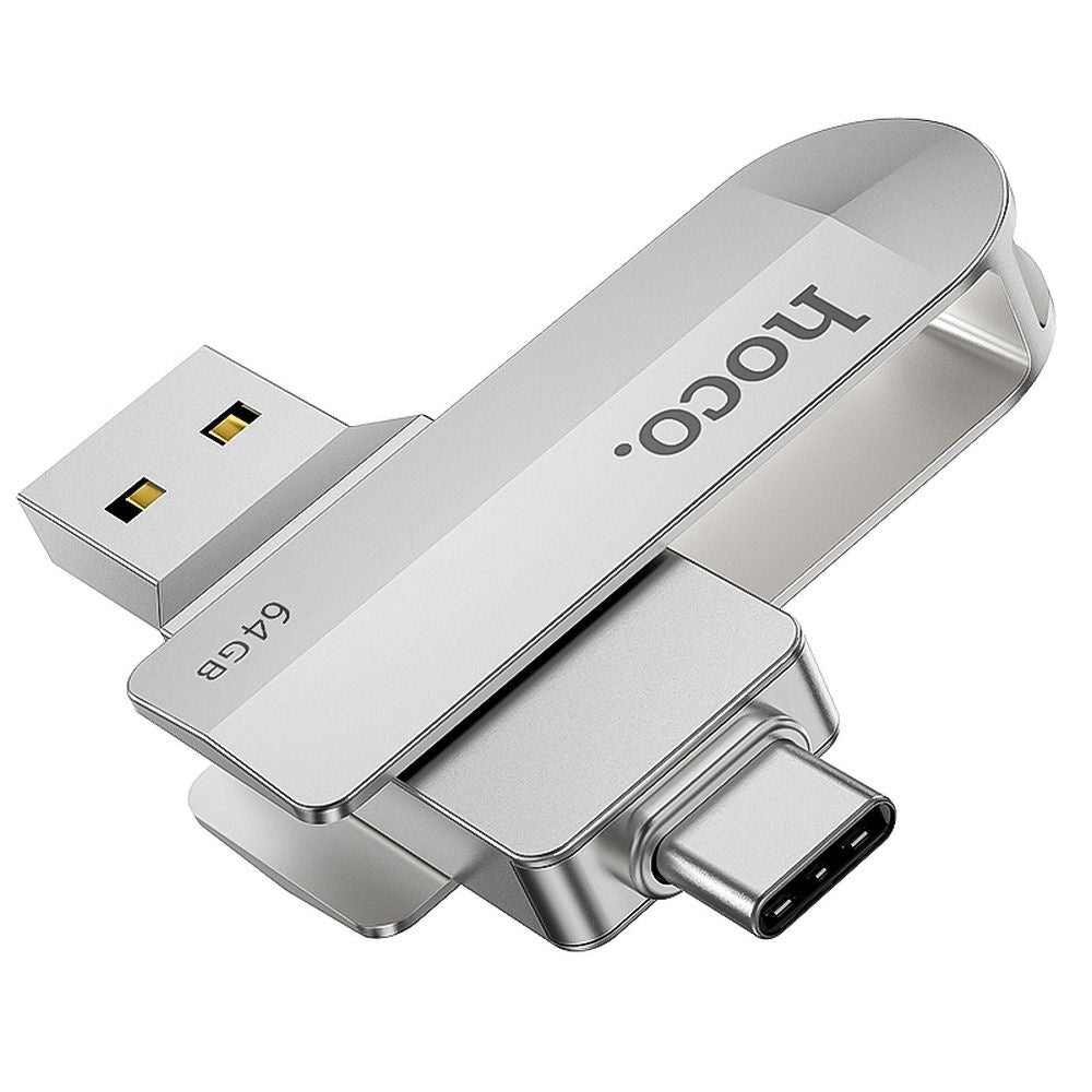 HOCO флашка USB A + Type C UD10 64GB USB3.0