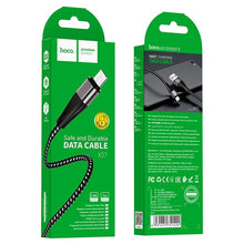Заредете изображение във визуализатора на галерията – HOCO кабел USB A към Micro USB 2A X29 1 м черен
