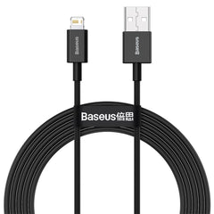 BASEUS кабел USB A към Lightning 2,4A Superior CALYS-A02 1 м бял