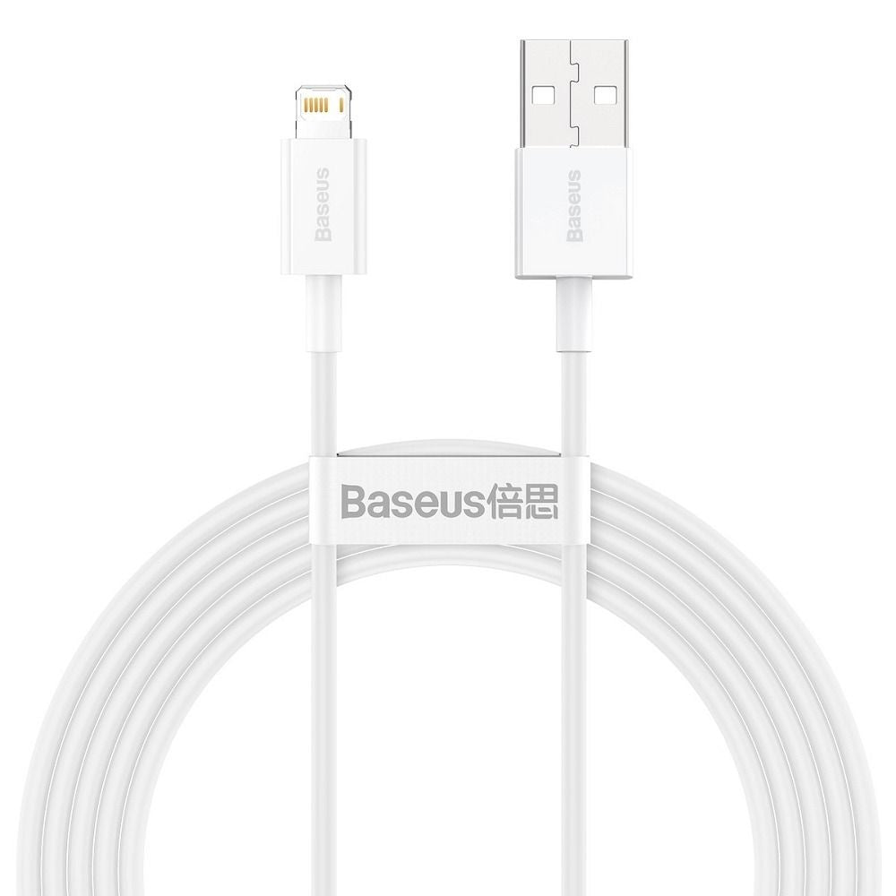 BASEUS кабел USB A към Lightning 2,4A Superior CALYS-B02 1,5 м бял