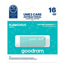 Заредете изображение във визуализатора на галерията – GOODRAM флашка UME3 16GB USB3.0 (Biomaster protected)
