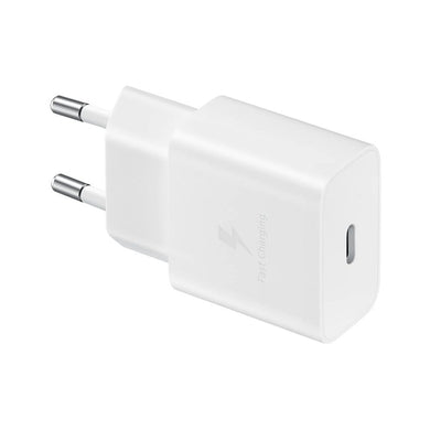 Оригинален гръб SAMSUNG charger Type C + cable Type C to Type C PD 3A 15W EP-T1510XWEGEU бял blister