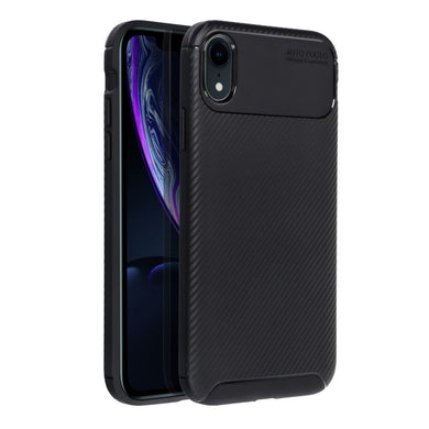 Гръб CARBON PREMIUM за IPHONE XR черен