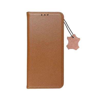 SMART PRO Book Гръб LEATHER за SAMSUNG S23 кафяв