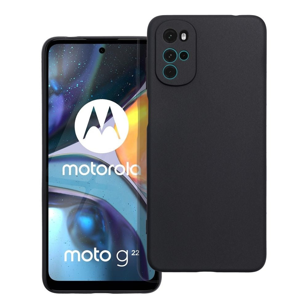 Гръб MATT за MOTOROLA G22 черен