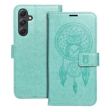 Калъф тип книга MEZZO за SAMSUNG A54 5G dreamcatcher зелен