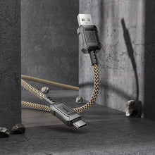 Заредете изображение във визуализатора на галерията – HOCO кабел USB A към Type C 3A X94 1 м черен
