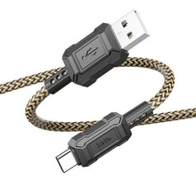 Заредете изображение във визуализатора на галерията – HOCO кабел USB A към Type C 3A X94 1 м черен
