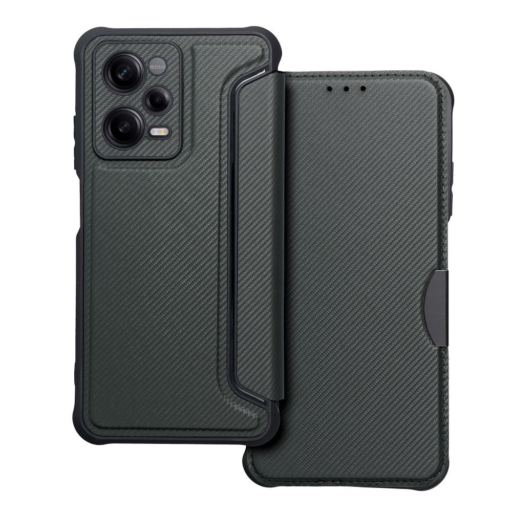 Калъф тип книга RAZOR за XIAOMI Redmi Note 12 Pro 5G dark зелен