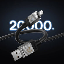 Заредете изображение във визуализатора на галерията – BASEUS кабел Type C към Lightning PD 20W Coolplay CAKW000003 1 м син
