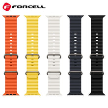 Заредете изображение във визуализатора на галерията – FORCELL F-DESIGN FA12 каишка за APPLE Watch 38 / 40 / 41 mm бяла
