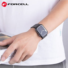 Заредете изображение във визуализатора на галерията – FORCELL F-DESIGN FA03 каишка за APPLE Watch 42 / 44 / 45 / 49 mm сребриста
