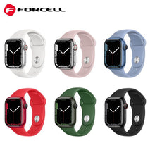 Заредете изображение във визуализатора на галерията – FORCELL F-DESIGN FA01 каишка за APPLE Watch 38 / 40 / 41 mm червена
