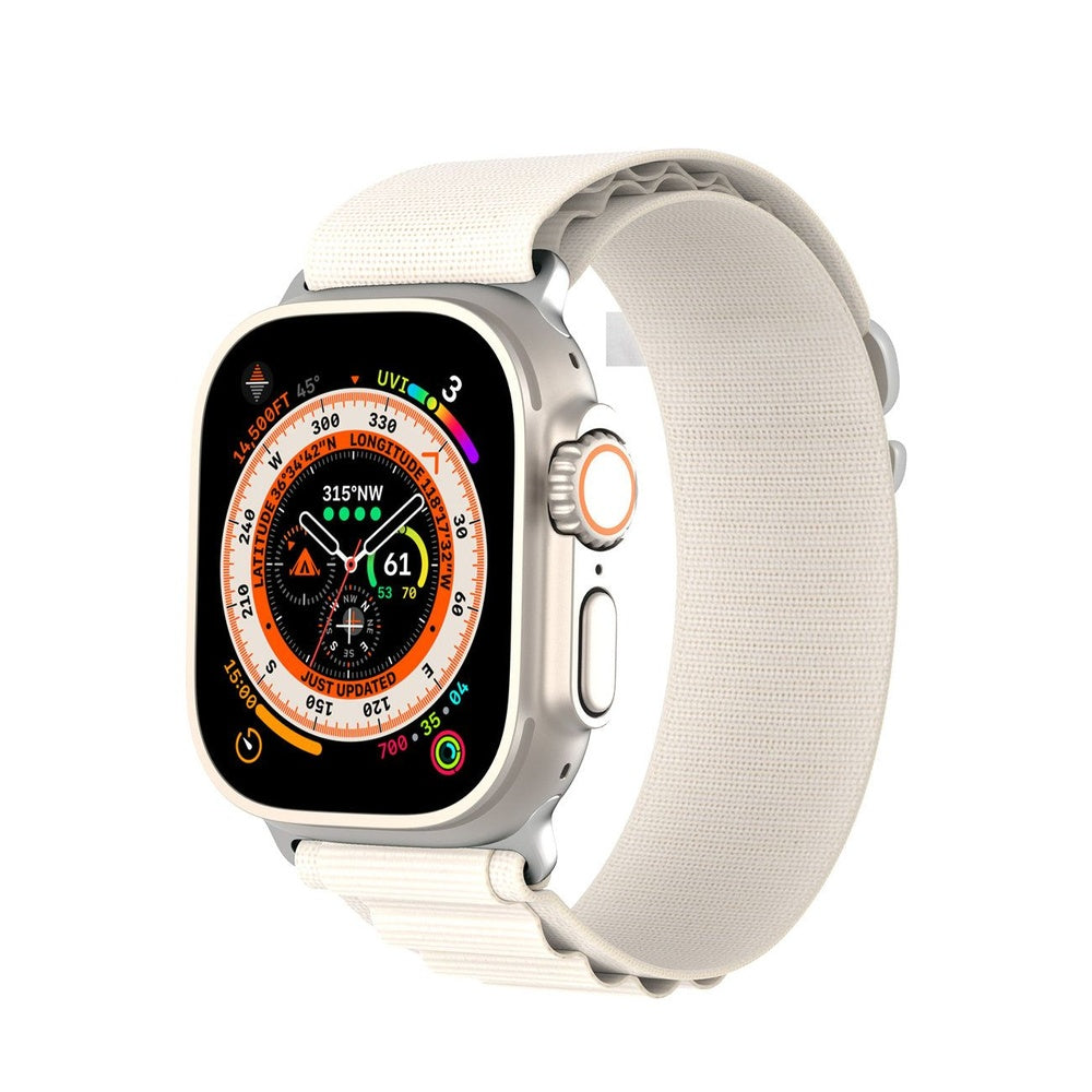 DUX DUCIS каишка GS найлонова за Apple Watch 38 / 40 / 41 мм платина