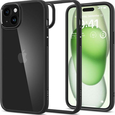 SPIGEN ULTRA HYBRID калъф за IPHONE 15 Plus matte черен