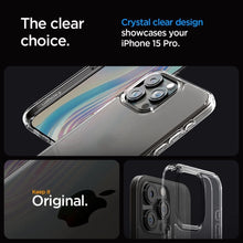 Заредете изображение във визуализатора на галерията – SPIGEN ULTRA HYBRID калъф за IPHONE 15 Pro frost clear
