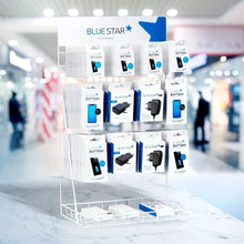 Заредете изображение във визуализатора на галерията – Blue Star стойка за аксесоари за мобилни телефони
