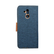 Заредете изображение във визуализатора на галерията – Калъф тип книга CANVAS за HUAWEI Mate 20 Lite тъмно син син

