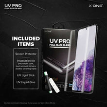 Заредете изображение във визуализатора на галерията – UV PRO Tempered Glass X-ONE - за Samsung Galaxy S20 Plus (съвместимо с кейс)
