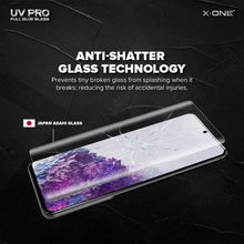 Заредете изображение във визуализатора на галерията – UV PRO Tempered Glass X-ONE - за Samsung Galaxy S20 Plus (съвместимо с кейс)
