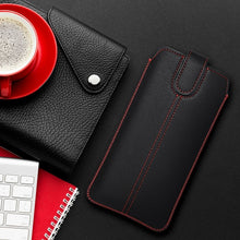 Заредете изображение във визуализатора на галерията – Универсален калъф Pocket Ultra Slim M4 - for Iphone 13 MINI / 12 MINI /6/7/8 / Samsung i9500 Galaxy S4/Galaxy A3 черен
