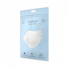 Заредете изображение във визуализатора на галерията – Маска за лице AirPOP Kids Mask NV (2 бр) бяла
