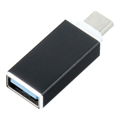 Адаптер OTG USB A 3.0 (женски) към Type C (мъжки) черен