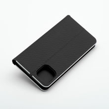 Заредете изображение във визуализатора на галерията – Калъф тип книга LUNA Carbon Xiaomi Redmi Note 10 5G / Poco M3 Pro / Poco M3 Pro 5G черен
