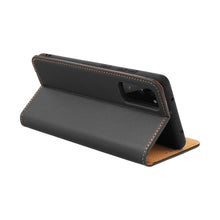 Заредете изображение във визуализатора на галерията – SMART PRO Book Гръб LEATHER за SAMSUNG A32 5G черен
