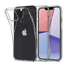 Заредете изображение във визуализатора на галерията – Оригинален гръб SPIGEN LIQUID CRYSTAL for IPHONE 13 прозрачен
